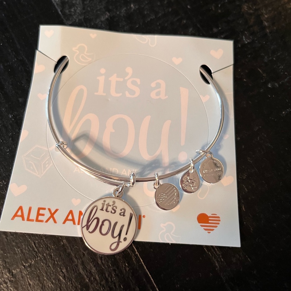 Alex and Ani It’s a Boy Bangle NWOT